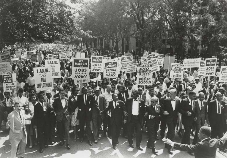 Example Essay Thesis Image Martin Luther King Jr Leads The March On Washington In Process Essay Thesis Statement also English Essay Com Newsela Essay Martin Luther King Jr A Timely Leader Business Etiquette Essay